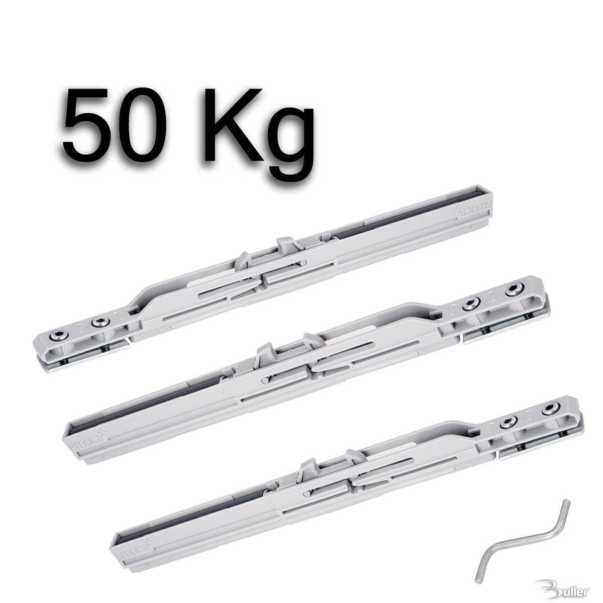 Three soft closers for space Plus Sliding Wardrobe Track Kit 50kg