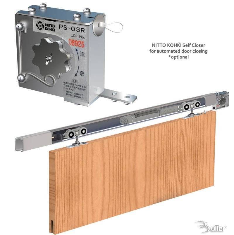 Atena SOFT Close Sliding Door Gear Track Kit