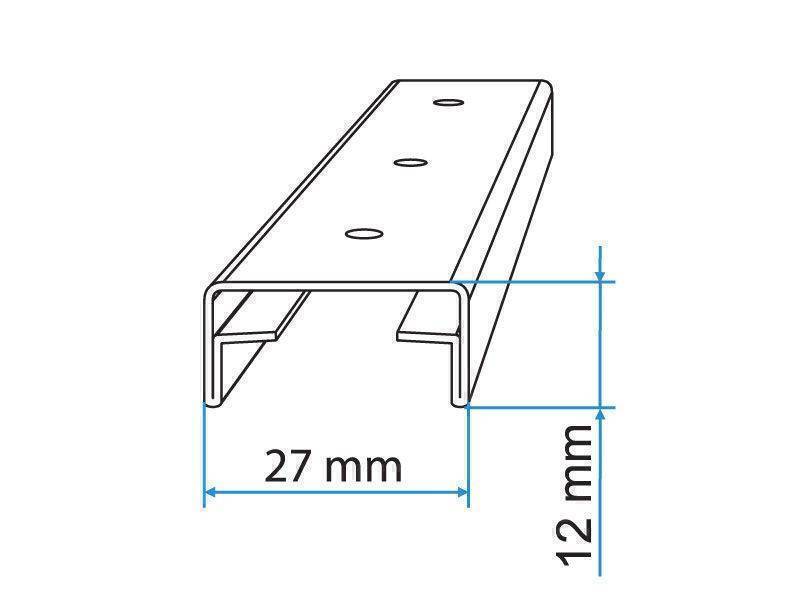 thumbnail interactive-video image 1 of Apollo Bifold Door Gear Track Kit By Buller - 806mm Length For 2-Door Bi-Folding Doors (Silver, Aluminum Finish) 1 of 3