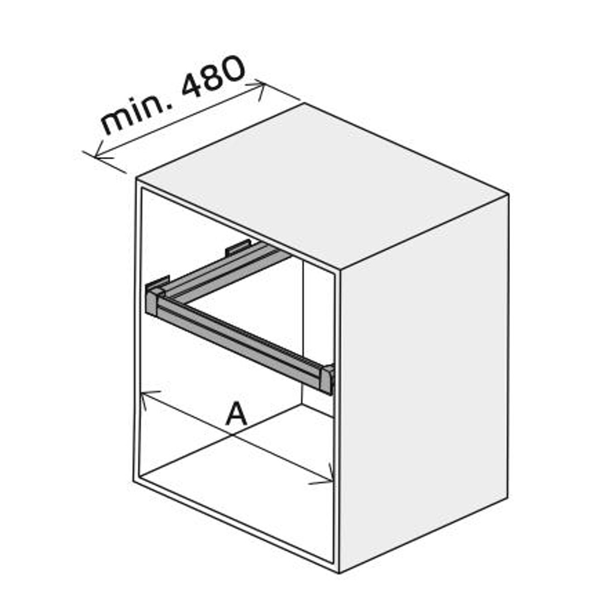Moka Pull Out Frame -Moka Wardrobe Storage