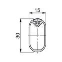 1599-003-Sleek Aluminium Hanging Rail