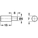 1711-002-wooden-shelf-pin-with-brake-pack-of-100
