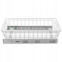 2331-001-Wardrobe MD Pull Out Wire Basket In White