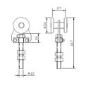 5037-001-u-40-sliding-door-track-set-3000mm
