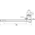 5670-001-Accuride 1321 Sliding Pivot Cabinet Runners For Concealed Doors