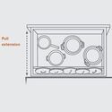 0928-106-Blum 560H Tandem Plus Blumotion 30kg (11-16mm Drawer Sides)