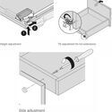 0928-106-Blum 560H Tandem Plus Blumotion 30kg (11-16mm Drawer Sides)