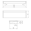 7838-001-silver-aluminium-flush-sliding-door-handle-a106