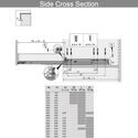 8258-106-Hettich Actro 5D Full Extension Soft Close Runners 70kg