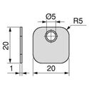 8678-001-square-magnetic-strike-plate-for-magnetic-push-to-open-latches