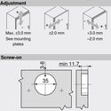 8742-001-blum-clip-top-0-protrusion-155-degree-cabinet-hinge-71t7650