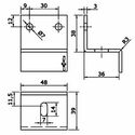 4836-001-u-30-wall-bracket