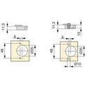 9033-004-X91 Soft Close Inset Hinge 105° With Mounting plate
