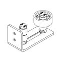 9449-001-wall-mounted-adjustable-bottom-guide-type-2