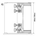9450-001-accuride-1532-pivot-pocket-door-gear-for-600-1200mm-tall-cabinet-doors