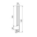 2024-003-Vertex 40kg Exterior Drawer 131mm Height