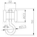 4854-001-u-30-hook-trolley