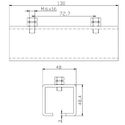 4864-001-u-40-track-joining-bracket