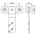 4872-001-u-40-pair-of-steel-trolleys-with-plate-150kg