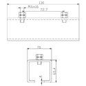 5022-001-u-60-track-joining-bracket