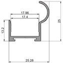 6478-005-black-classic-profiles-aluminium-handle-with-brush-for-18mm-doors-2700mm