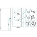 10494-063-Ultra Flush Hinged Door With Magnetic Latch