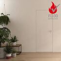8393-063-Fire Rated Ultra Flush Hinged Door With Magnetic Latch