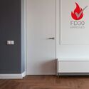 8393-063-Fire Rated Ultra Flush Hinged Door With Magnetic Latch