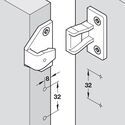 11260-001-Keku Clips – Push-Fit Panel Fasteners for Cabinets and Kitchens ASR Fitting