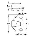 11260-001-Keku Clips – Push-Fit Panel Fasteners for Cabinets and Kitchens ASR Fitting