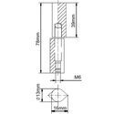 11494-001-weld-on-drop-hinge-with-height-adjustment