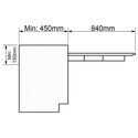 11518-001-Pull-Out Prua Short Ironing Board