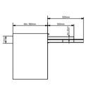 11522-001-Pull-Out Blade Table Soft Close Drawer