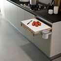11524-001-Pull-Out Fold Cook Table Soft Close Drawer