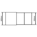 11524-001-Pull-Out Fold Cook Table Soft Close Drawer