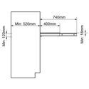 11526-001-Pull-Out Universal Box Table Soft Close