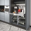11528-002-Pull-Out Stainless Steel Opla Table Soft Close