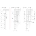 11538-001-Italiana Ferramenta Concealed Cabinet Hangers