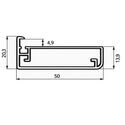 11546-001-Aluminium Framed Glazed Door With Clear Glazing