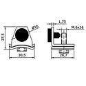 11556-002-S-30 Sliding Door 3000mm Track Set For Maximum 75kg Doors