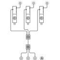 8794-001-Loox5 LED Multi Switch Box, For Operating 1 Driver With Up To 3 Switches