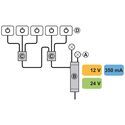 8794-001-Loox5 LED Multi Switch Box, For Operating 1 Driver With Up To 3 Switches