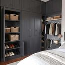 Dark Grey Wardrobe Storage