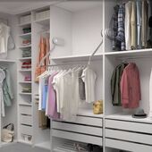 Fold down hotsell wardrobe rail