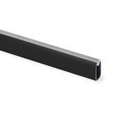 4651-003-sleek-aluminium-hanging-rail-black 4651-003-sleek-aluminium-hanging-rail-black