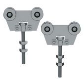 5024-001-u-40-pair-of-steel-trolleys-300kg 5024-001-u-40-pair-of-steel-trolleys-300kg