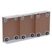 8434-001-3-row-mars-premium-wardrobe-sliding-door-kit 8434-001-3-row-mars-premium-wardrobe-sliding-door-kit