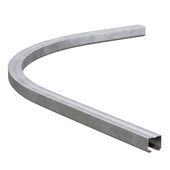 8667-001-u-60-galvanised-curved-top-track 8667-001-u-60-galvanised-curved-top-track
