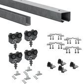 9221-001-u-30-double-door-sliding-door-track-set-3000mm-75kg 9221-001-u-30-double-door-sliding-door-track-set-3000mm-75kg