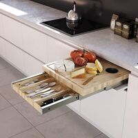 11522-001-Pull-Out Blade Table Soft Close Drawer